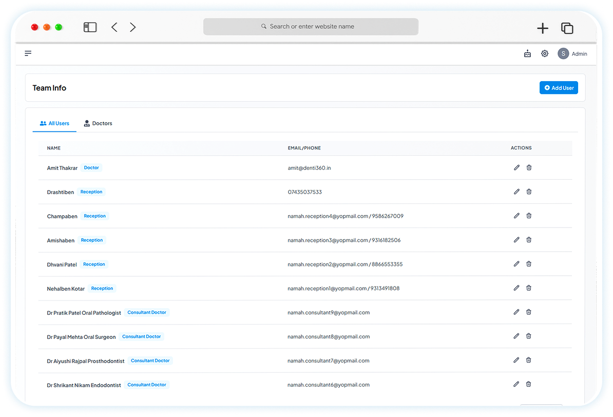 Customisable role-based access to ensure data security.