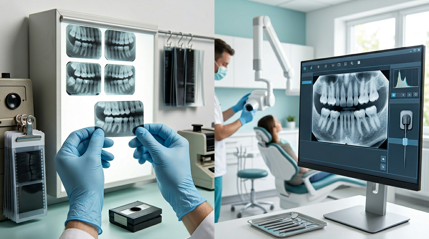 Digital X-rays vs. Traditional Film: The Denti360 Advantage in Modern Dentistry