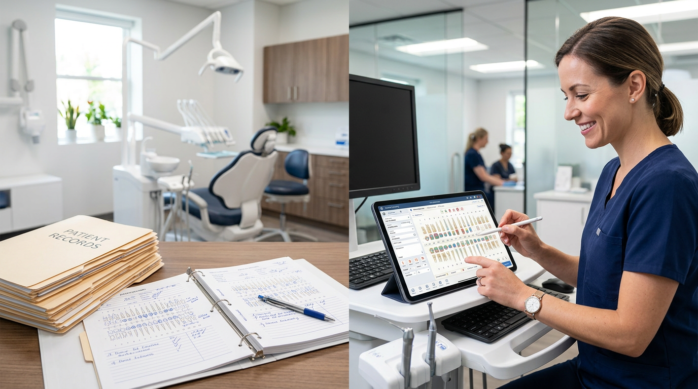Digital Dental Charting vs. Paper Charts: Enhancing Accuracy in Patient Records