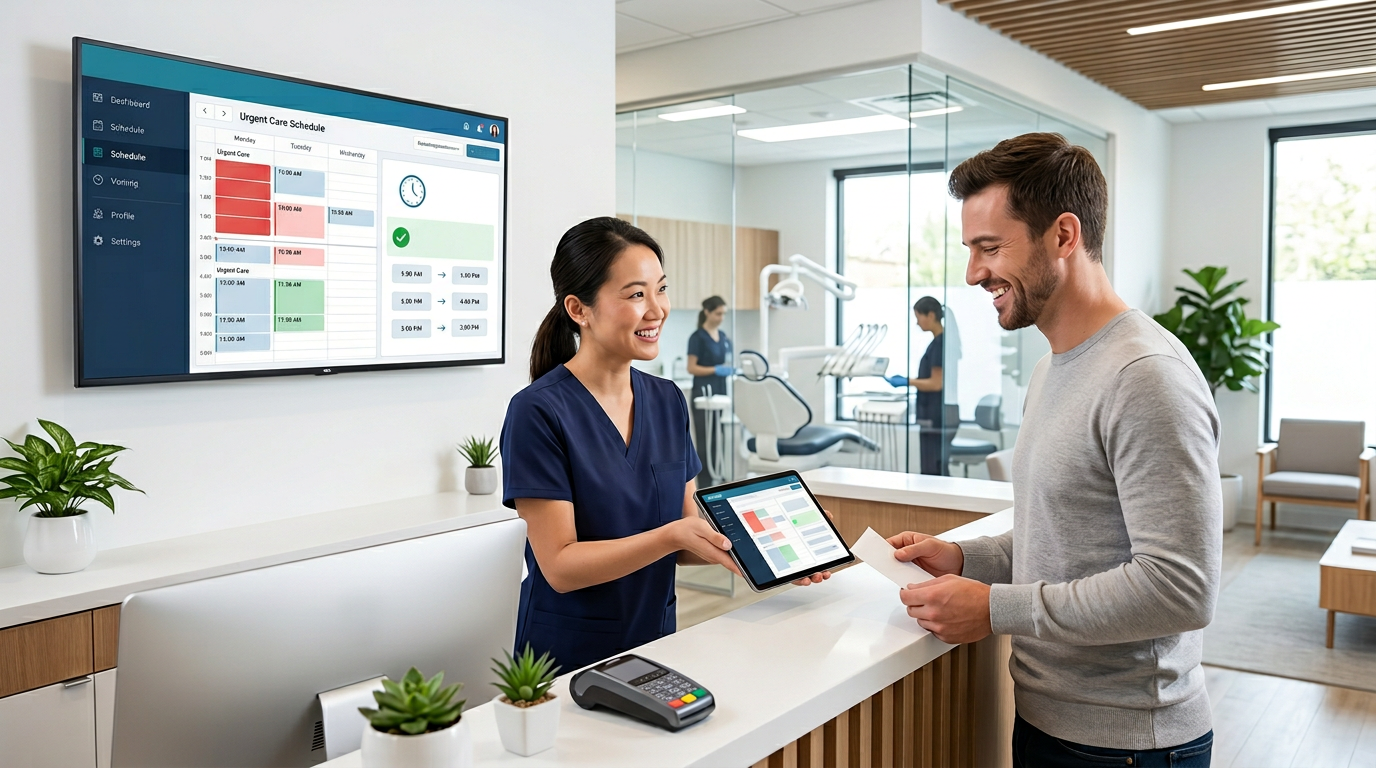 Streamline Urgent Care: Reducing Dental Patient Wait Times with Denti360 Scheduling Software