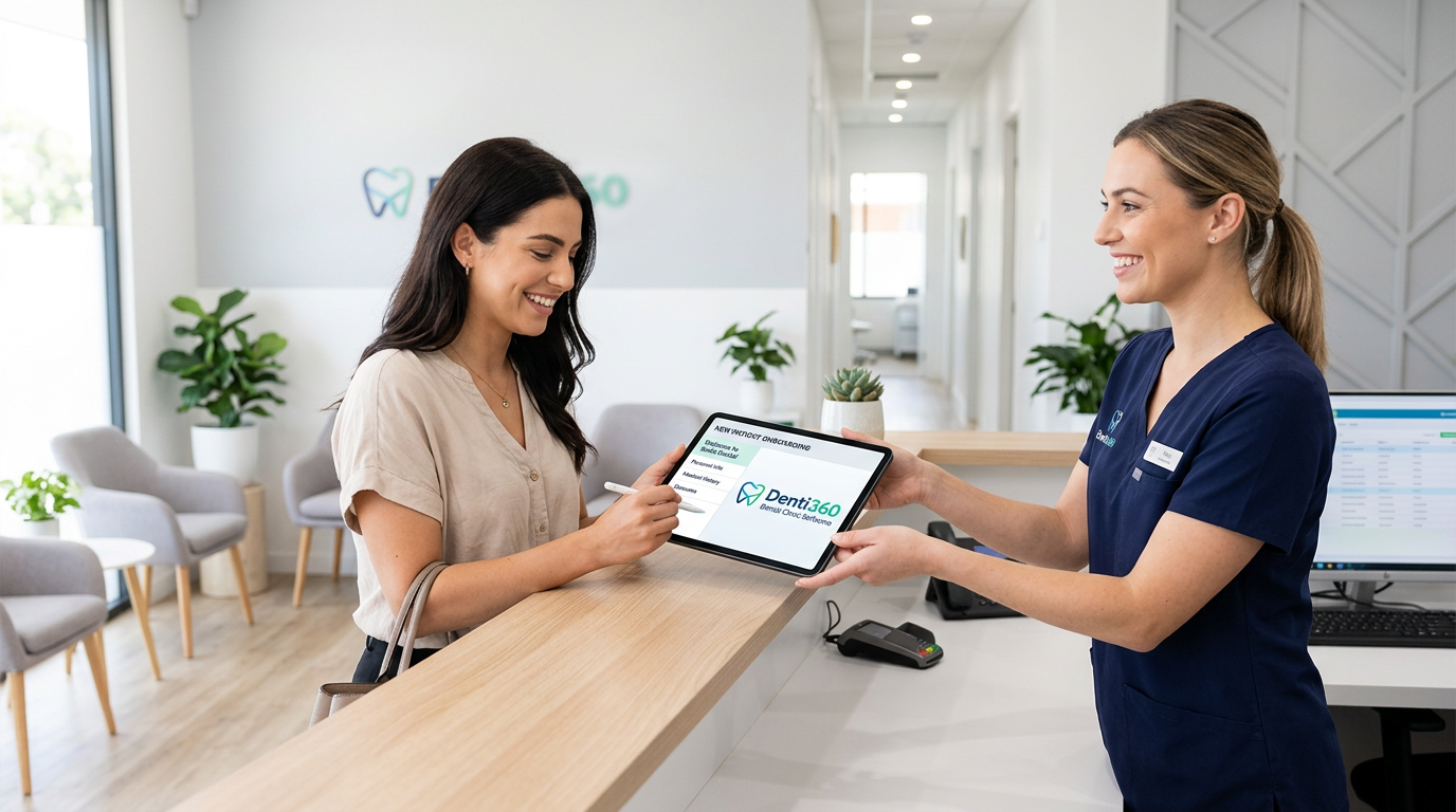 Streamline Patient Onboarding: Denti360 Dental Clinic Software