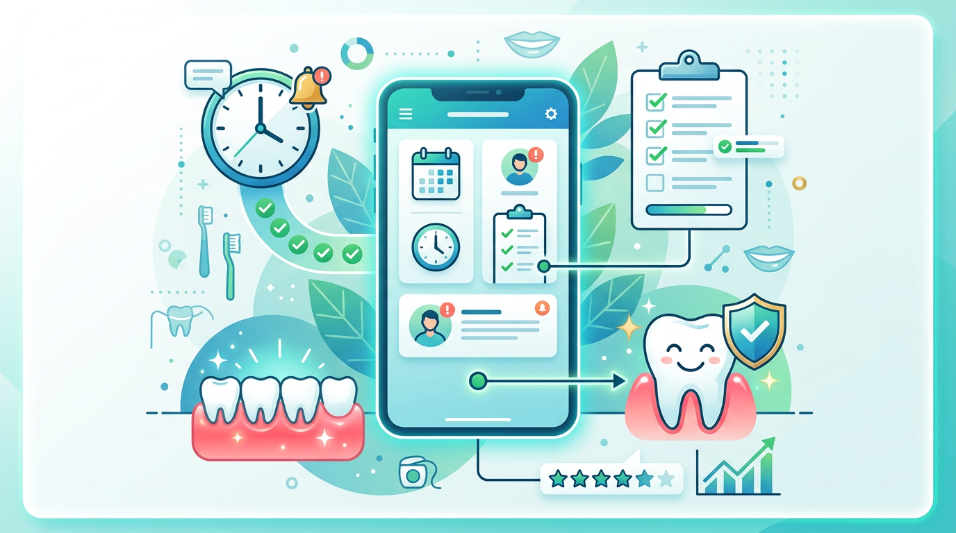 Enhancing Post-Periodontal Adherence: 3 Ways a Dental Patient Management App Transforms Patient Care