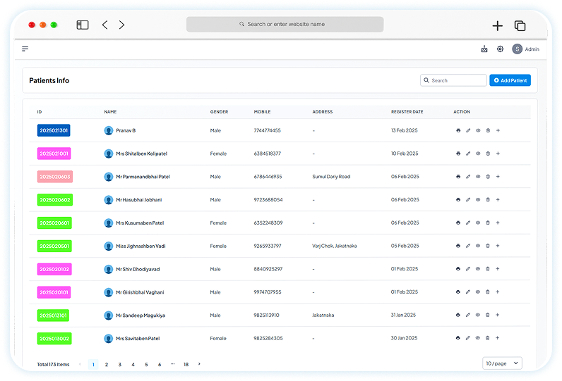 Easily searchable database for faster record retrieval.