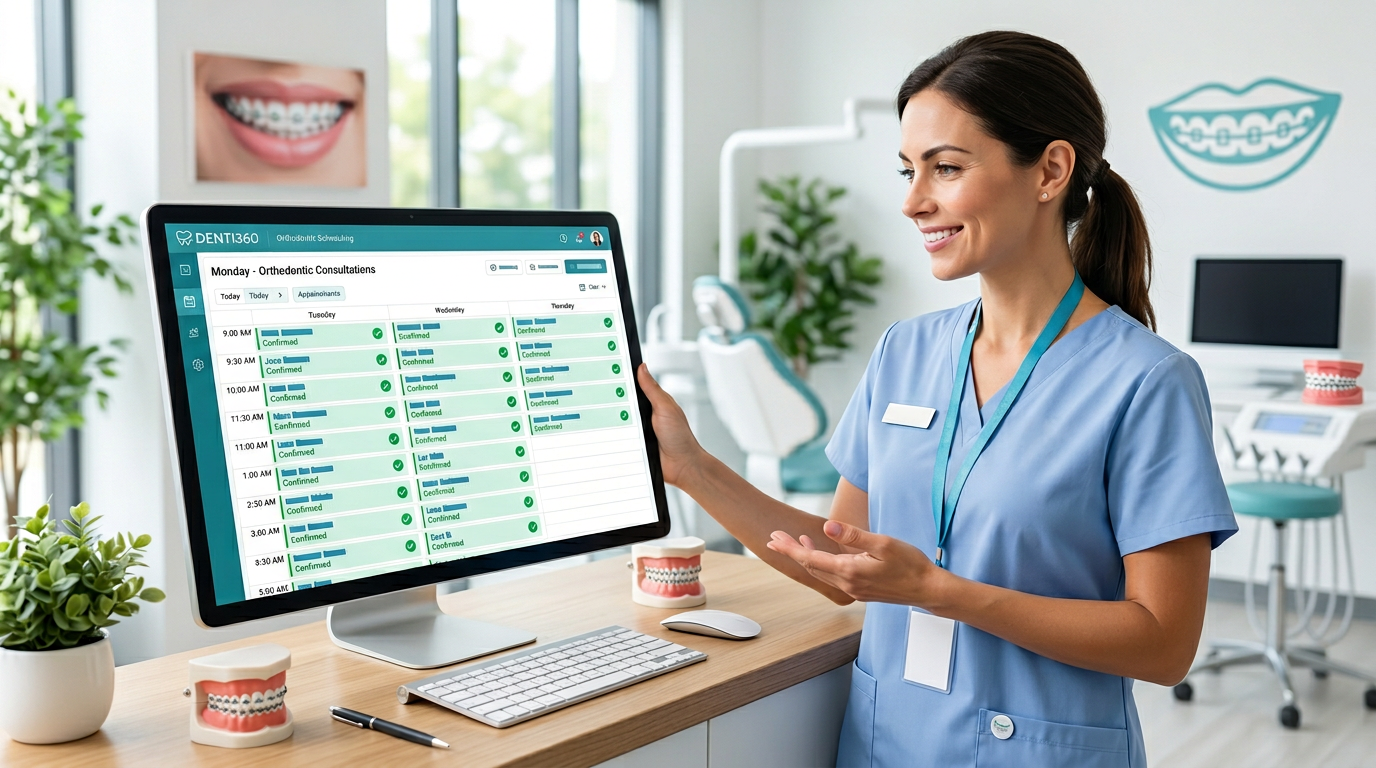 Streamline Your Orthodontic Practice: Reducing Missed Consultations with Denti360 Scheduling Software
