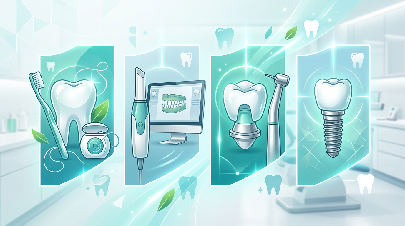 The Four Pillars of Exceptional Oral Healthcare: A Denti360 Comprehensive Guide